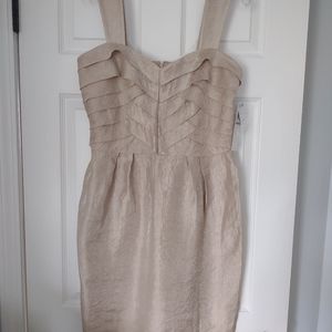 London Style Shimmer Tiered Lined Dress